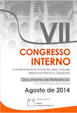 VII Congresso Interno - Documento de Referência - Agosto de 2014